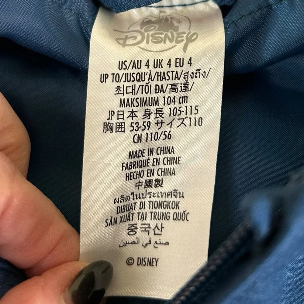 DISNEY STORE‎ NWT Mickey Mouse Varsity Bomber Jacket Kid Sz 4 Blue Chenille NEW
